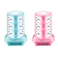 ReLife RL-314A 4in1 Multifunction Safety Socket 12 Jack USB Fast Charging Port